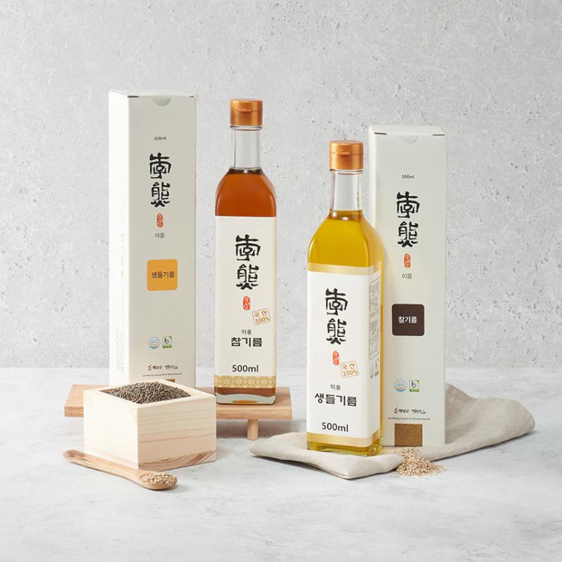참기름+생들기름 선물세트