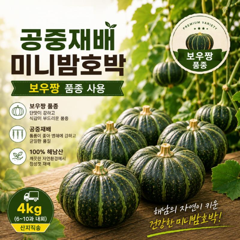 미니밤호박 4kg(6-10과 내외)