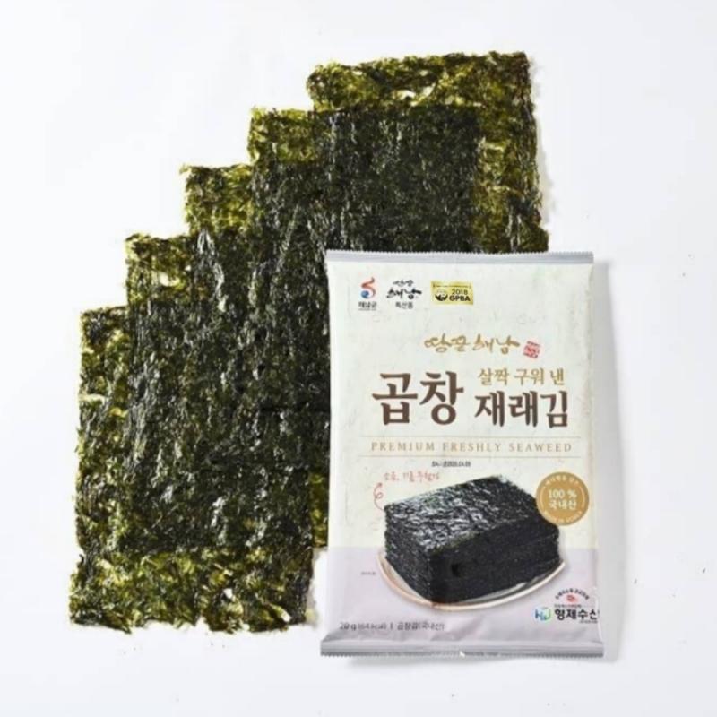 살짝구운 곱창재래김(5매) 20봉