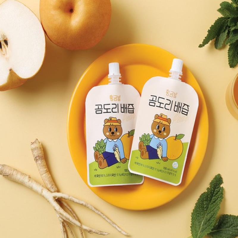 우리 아이 첫 배즙, 해남미소 곰도리 배즙 100ml 30팩/60팩