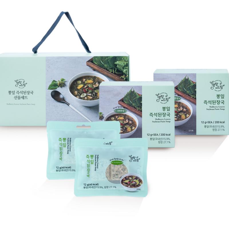 뽕잎즉석된장국 1셋트(12g×5개입*2박스)