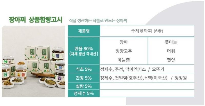 풋마늘 장아찌 800g