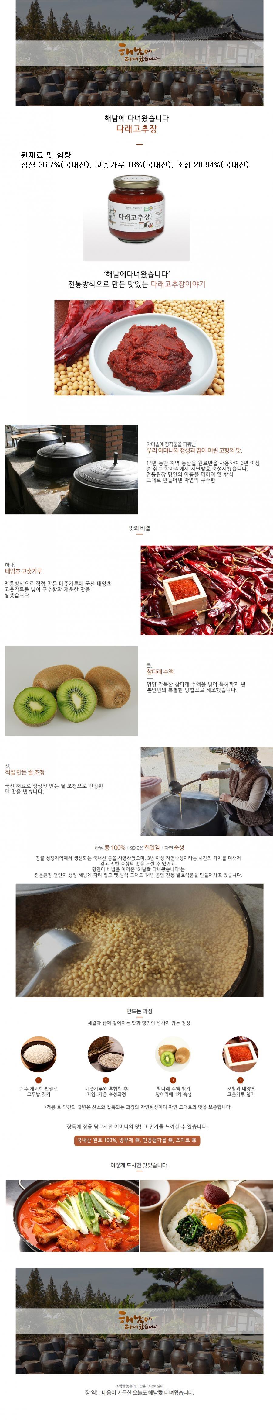 다래고추장 1kg